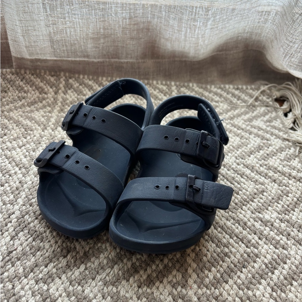 Toddler Cat & Jack Navy Blue Ade Footbed Sandals 💙